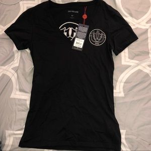 True Religion V-Neck Tee - Black